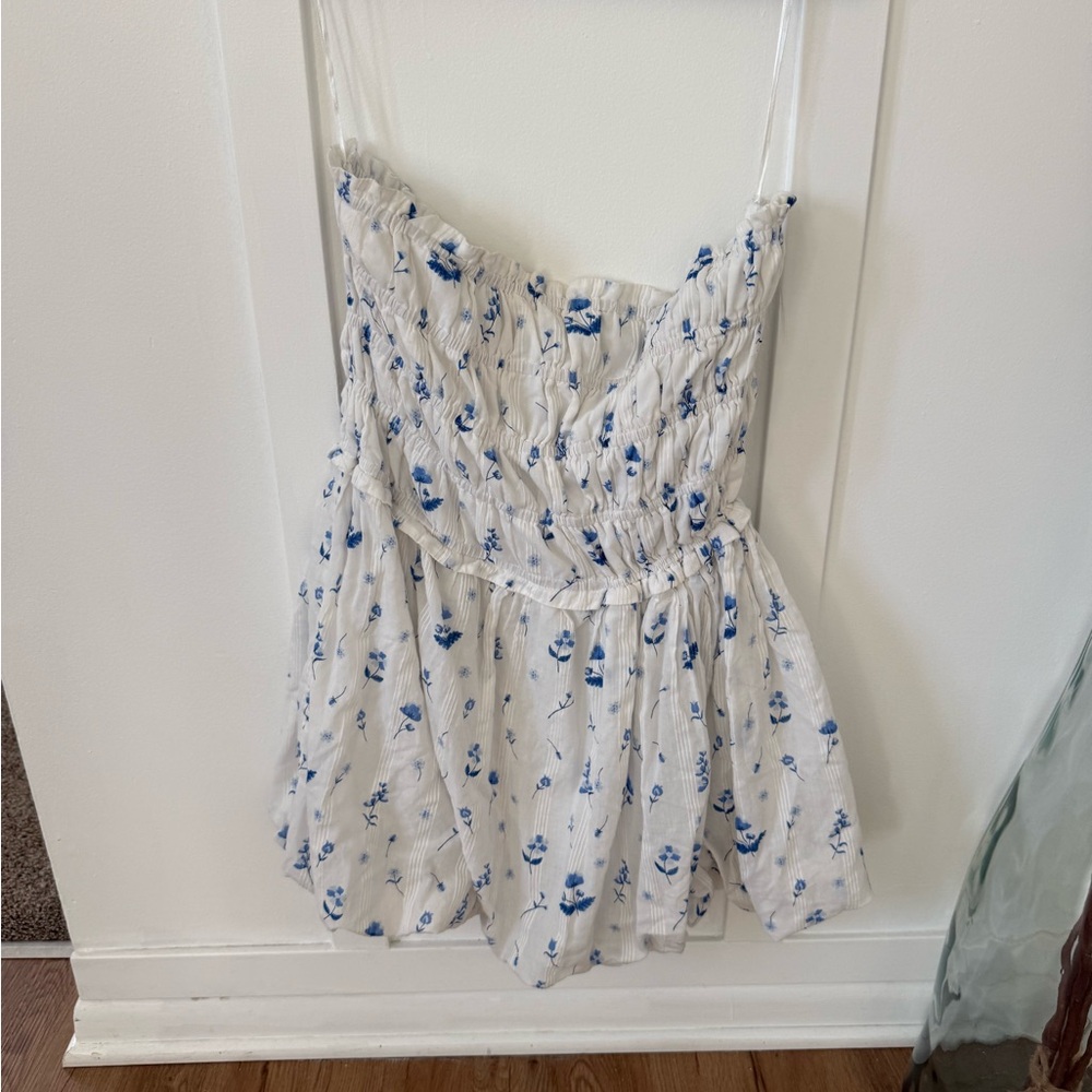Jessica Simpson White Cotton Dress